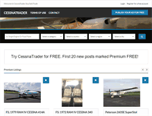 Tablet Screenshot of cessnatrader.com
